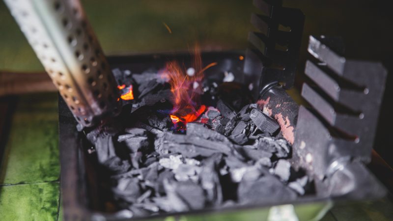 Odorless briquettes