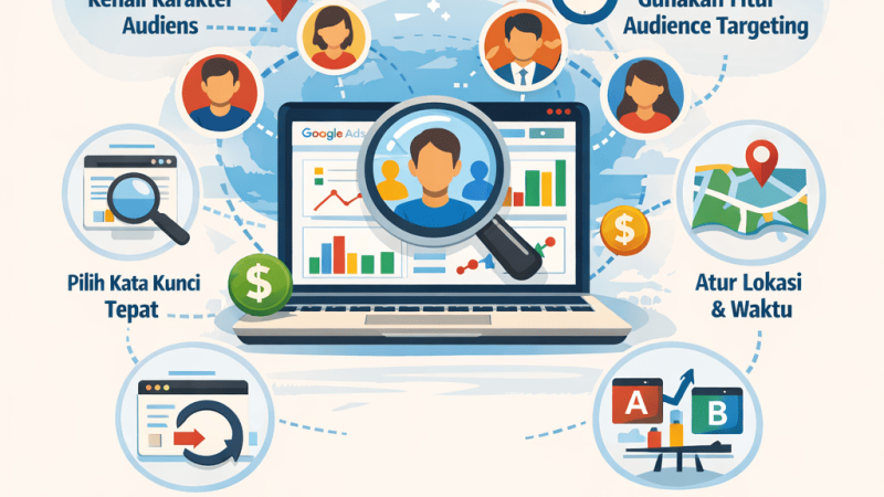 cara target audiens tepat di Google Ads