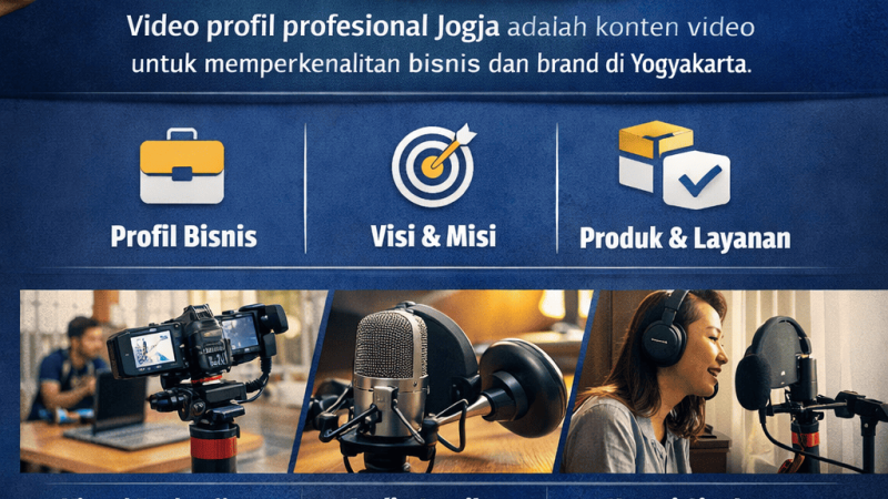apa itu video profil profesional Jogja