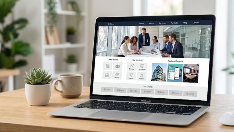 contoh website company profile