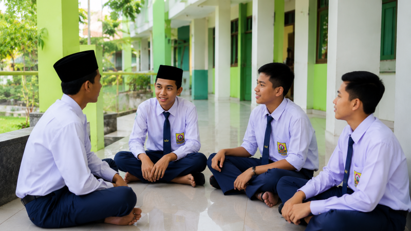 SMP Islam dan sekolah negeri di Jogja
