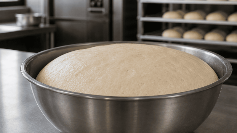 tanda adonan roti siap dipanggang
